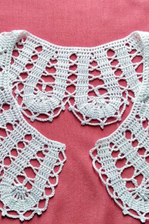 Работа Воротничок вязаный накладной