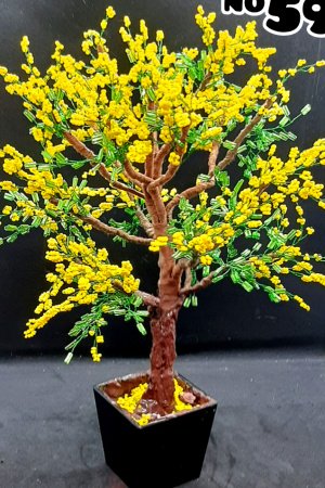 Робота Дерево з бісеру "Мімоза"