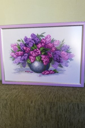 Работа Вышитая картина 