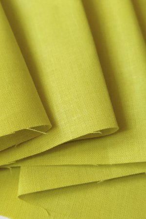 Работа Ткань для рукоделия лайм