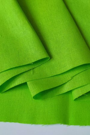 Работа Ткань для рукоделия зеленое яблоко