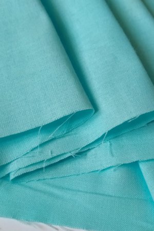 Робота Тканина бавовна для рукоділля  небесно-блакитний