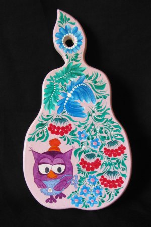 Робота Дошка обробна Петриківський розпис СМЕШАРИКИ - Совунья