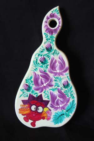 Робота Дошка обробна Петриківський розпис СМЕШАРИКИ - Їжачок