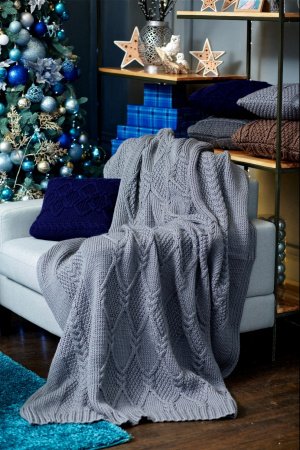 Робота В'язаний плед ручної роботи,  160х210см