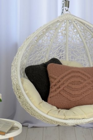 Робота В'язані подушки 40х40см. Комплект з 2-х штук