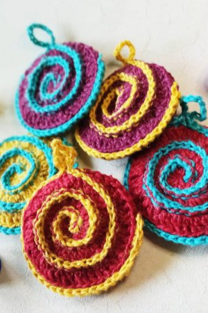 Работа Эко мочалка для лица