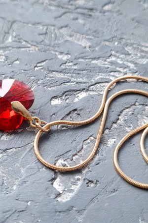Робота Swarovski та позолота кулон на ланцюжку серце Scarlet