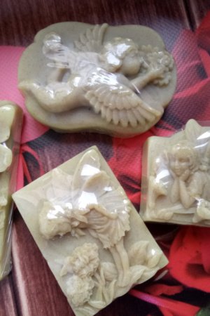 Работа Мыло-скраб с овсяными хлопьями