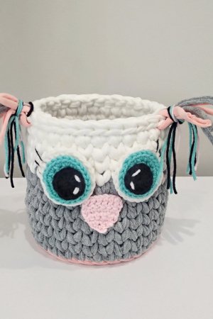 Робота Трикотажний кошик "Кролик", 1 шт