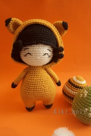 Работа Игрушка Девочка лисичка 