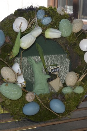 Работа Пасхальный венок