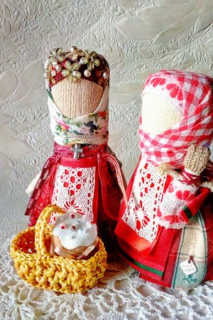 Робота Кукла мотанка на Пасху 