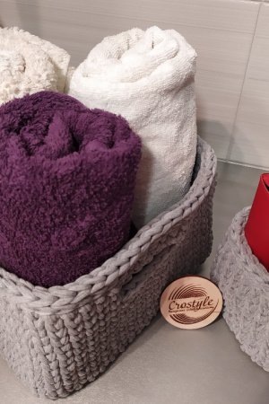 Робота   Набір в'язаних кошиків Crostyle з трикотажної пряжі