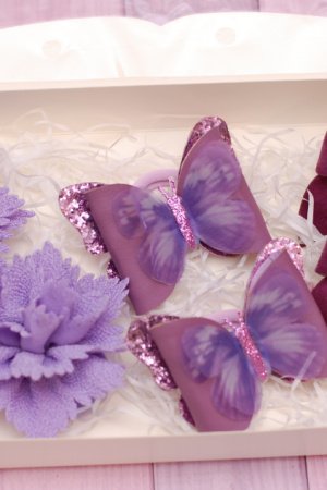 Робота Набір прикрас бузково-фіолетовий