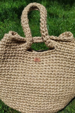 Робота В'язана сумка-шопер, пляжна сумка Crostyle
