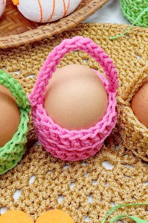 Работа Мини - корзины для Пасхальных яиц