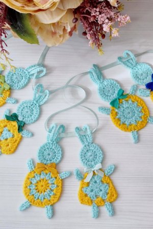 Работа Гирлянда "Веселые зайчики"