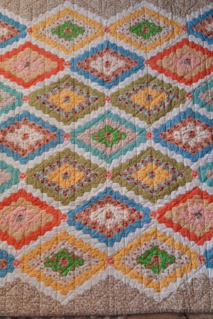 Работа Лоскутное одеяло, покрывало, детское одеяло, квилт, плед.