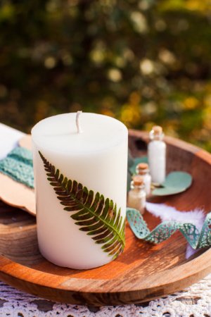 Робота Ароматизована свічка з гірською папоротю