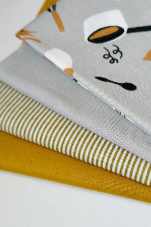 Робота Набір тканини для рукоділля 4 шт. кухня