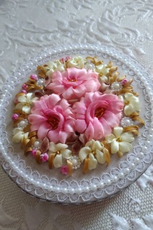 Работа Шкатулка "Аромат чайной розы"