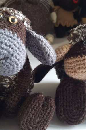 Работа Вязаная игрушка амигуруми барашек Чахлик