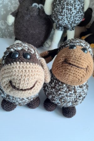 Работа Вязаная игрушка амигуруми барашек Бяша