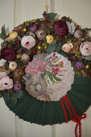 Работа Пасхальная композиция с кроликом, великодній декор