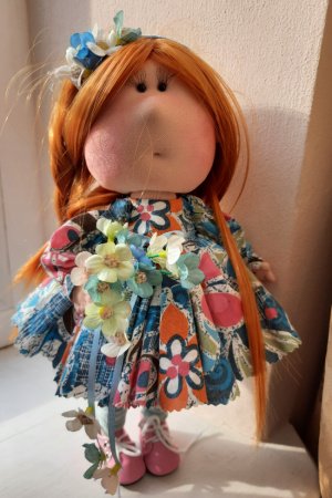 Работа кукла-веснушка