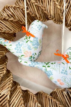 Робота Набір весняні птички, пасхальний декор, великодній декор