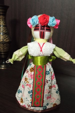 Работа Кукла оберег народная Украиночка