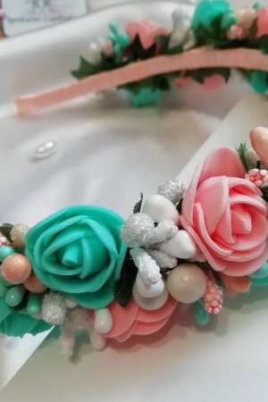 Работа Цветочный обруч ручной работы. На выбор