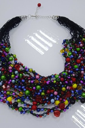 Работа Этно ожерелье ,, Украинский колорит "