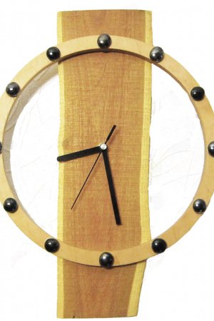 Робота Годинник настінний  "Жовта акація"