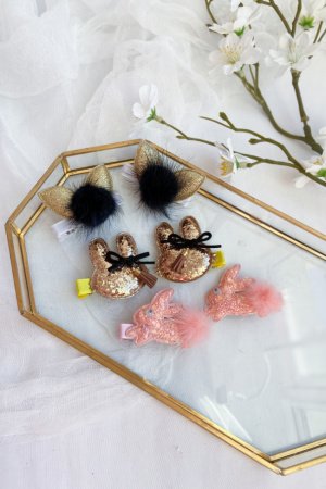 Робота Набір з зайчиками заколки 9