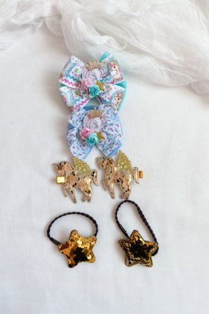 Робота Набір з єдиророгами і зірками резинки 3