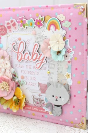 Работа Под заказ альбом ручной работы для девочки.