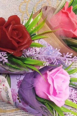 Робота Трояндочки з мильної основи