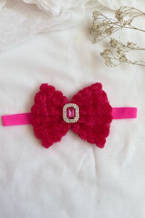 Робота Пов'язка великий малина бант.