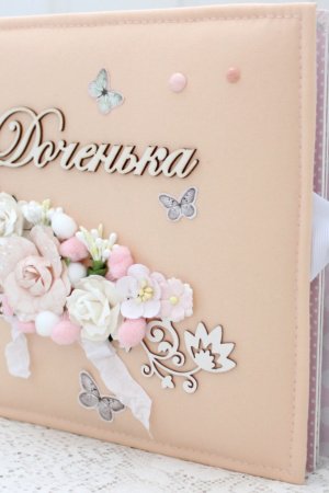 Робота Об'ємний фотоальбом для дівчинки, скрапбукінг альбом