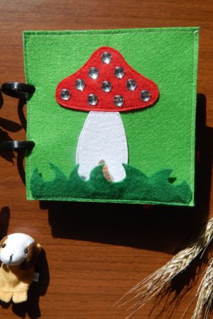 Робота Розвиваюча книжка з фетру