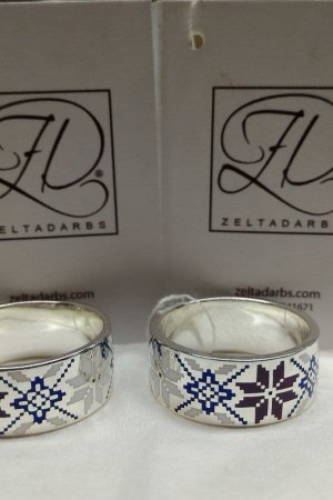 Работа Серебряные кольца дуэт