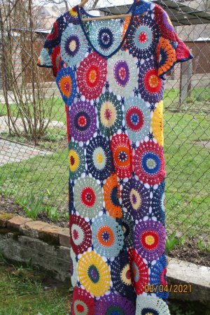 Робота Ажурна в'язане плаття
