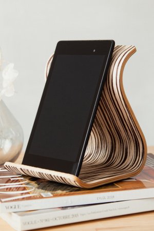 Робота Дерев'яна підставка для планшета •Sign• Zebrawood white 