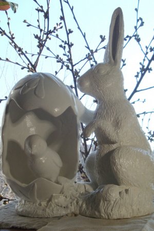 Работа пасхальный кролик