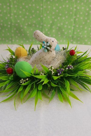 Робота Декор до Великодня,великодні кролики та яйця, Паска