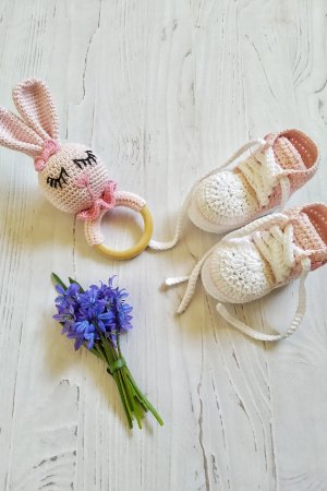 Робота Подарунковий набір пінетки та брязкальце