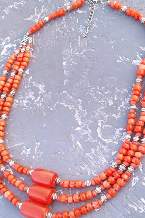 Работа Ожерелье "Наследие-2" из натуральных кораллов