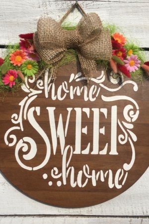 Работа Декор в прихожую Home Sweet Home